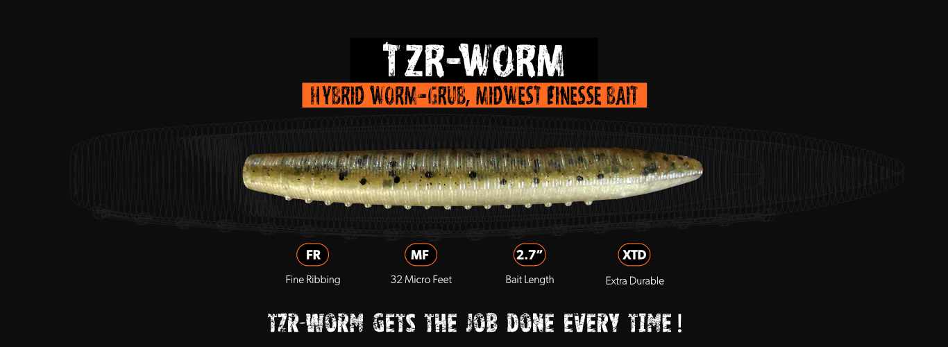 Top fishing bait, TZR-Worm