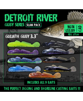Detroit River Walleye: Goby Series Slam Pack