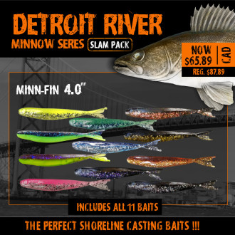 Detroit River Walleye: Minnow Series Slam Pack