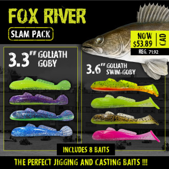 Fox River Walleye Slam Pack