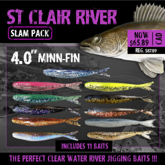St.Clair River Walleye: Minnow Series Slam Pack
