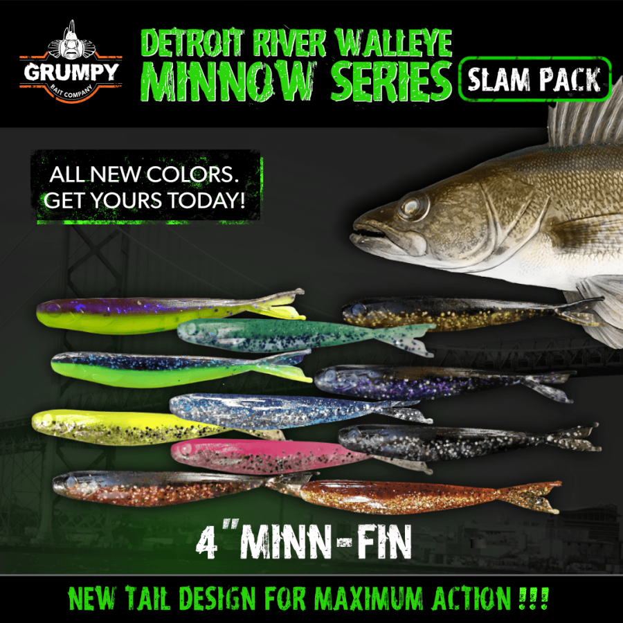 Detroit River Walleye: Minnow Series Slam Pack